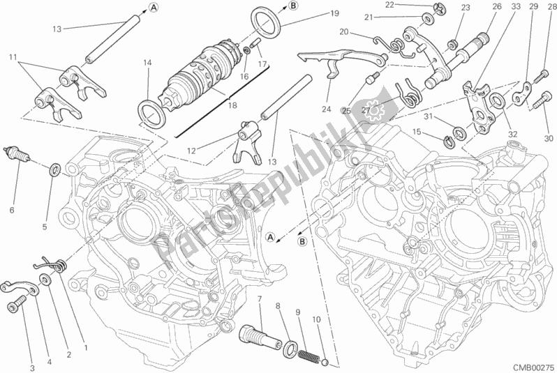 Todas las partes para Shift Cam - Horquilla de Ducati Streetfighter S 1100 2010